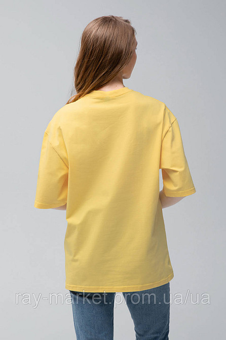 Футболка оверсайз RAY OVERSIZE женская лимонная (U0104W-Lemon) Киев - изображение 4