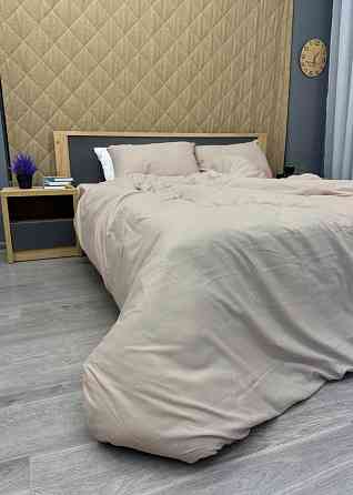 Комплект постельного белья, Decorator Rose Smoke - Pumice Stone Двуспальный 180х215 Тауп с пудровым (88-070) Киев