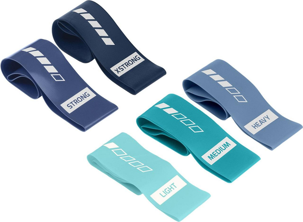 Набор резинок для фитнеса Gymtek 0,5-30кг синий Киев - изображение 9