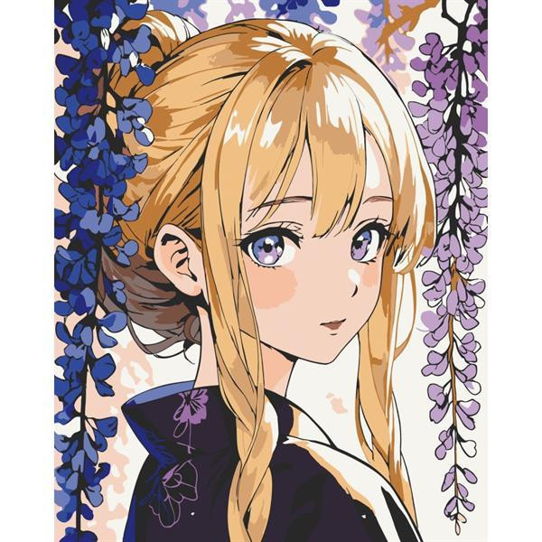 Картина за номерами ArtCraft Світловолоса дівчина 40х50 см (16102-AC) Харків - фото 3