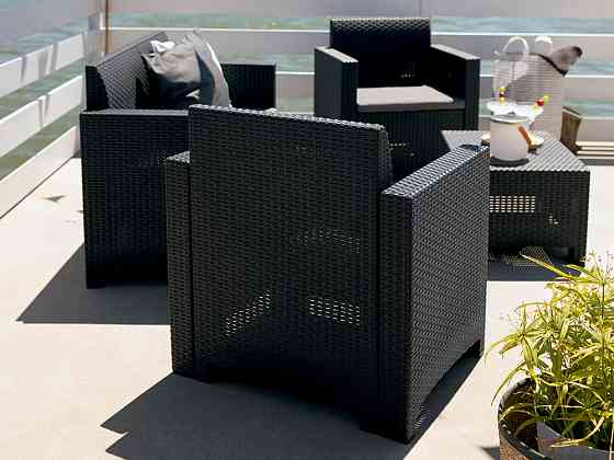 Набор садой мебели BICA Nebraska 2, графит Киев