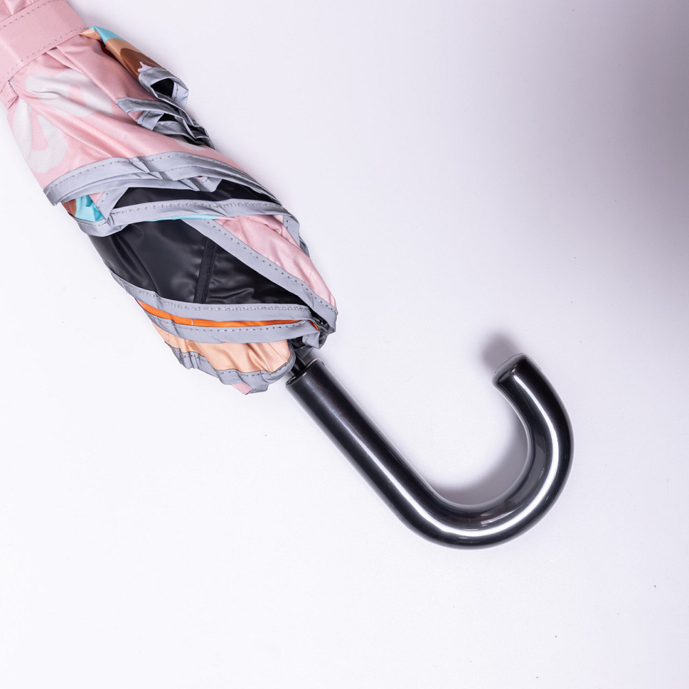 Yiwu Парасолька дитяча механічна елегантна з принтом міцна надійна з поліестеру діаметр 90 см Ф Коломия - фото 7