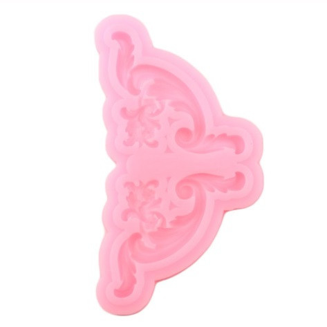 Молд силиконовый Абстракция 36 на 68 мм розовый Киев - изображение 3