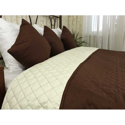 Покривало Руно Двостороннє Барселона шоколадно-молочне 150х212 см (360.52У_Барселона) Вінниця - фото 2