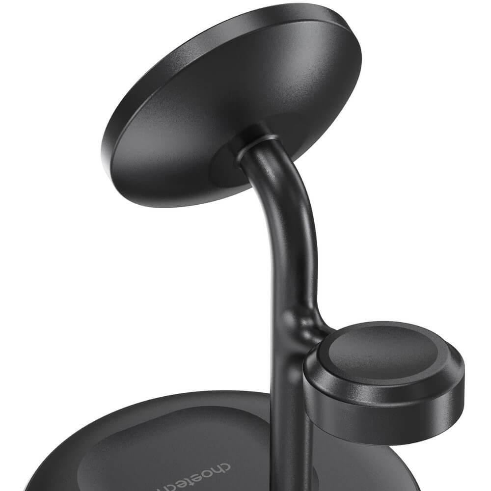 Магнітне Бездротовий зарядний пристрій Choetech (T585-F-101CCBK) 3in1 Magnetic wireless charger station Білий Харьков - изображение 2