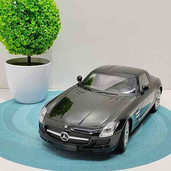 Машинка на радіокеруванні Mercedes-Benz SLS гумові колеса світ масштаб 1:14 Чорна (2024A) Чернігів