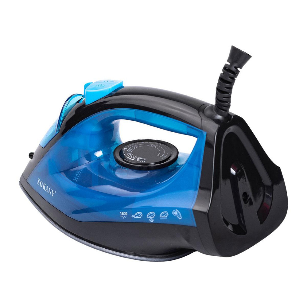 Паровий утюг Sokany SK-11005 1600 Вт, синій Київ - фото 3