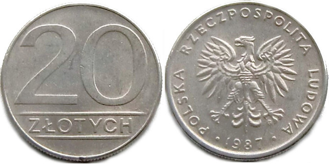 20 сміттєвих 1987,89 Польща (В) Полтава - фото 1