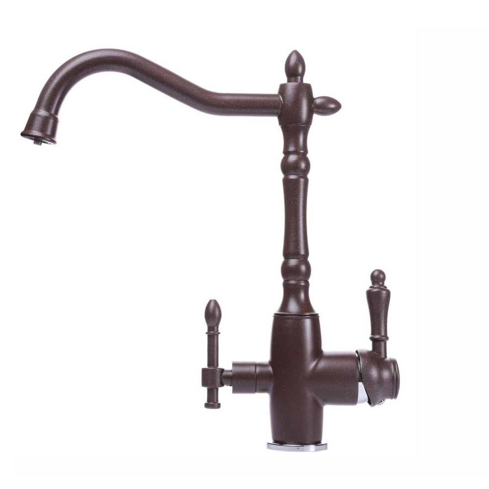 Смеситель для кухни под осмос Globus Lux LAZER GLLR-1000-6-MARONE (000019264) Киев - изображение 1