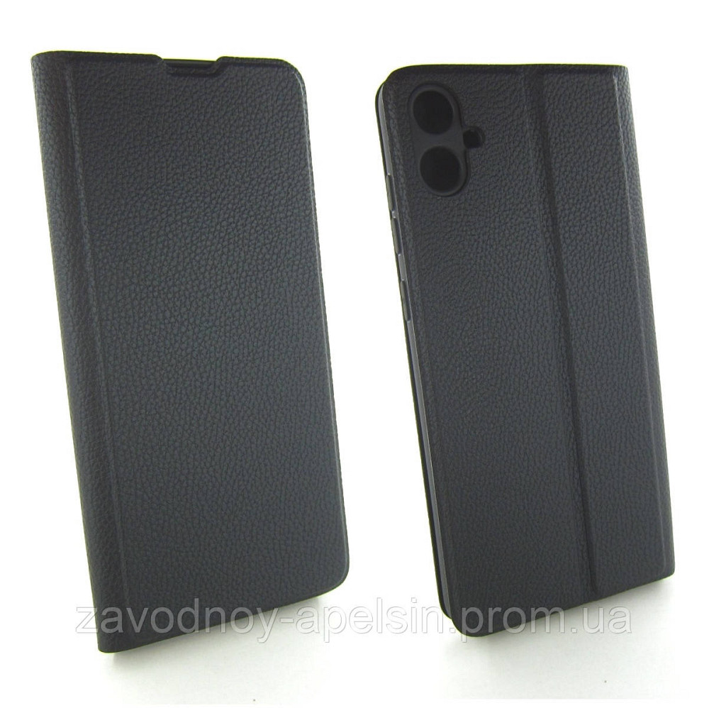 Чохол-книжка Samsung A05 A055 Захист камери (чорний) Одеса - фото 1