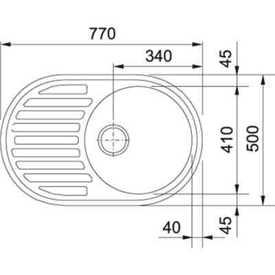 Мийка кухонна Franke RONDA ROG 611 (114.0254.780) Вінниця