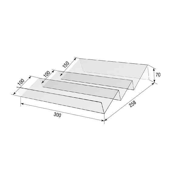 Підставка EKOSTAR для товару 300х258х70 Київ
