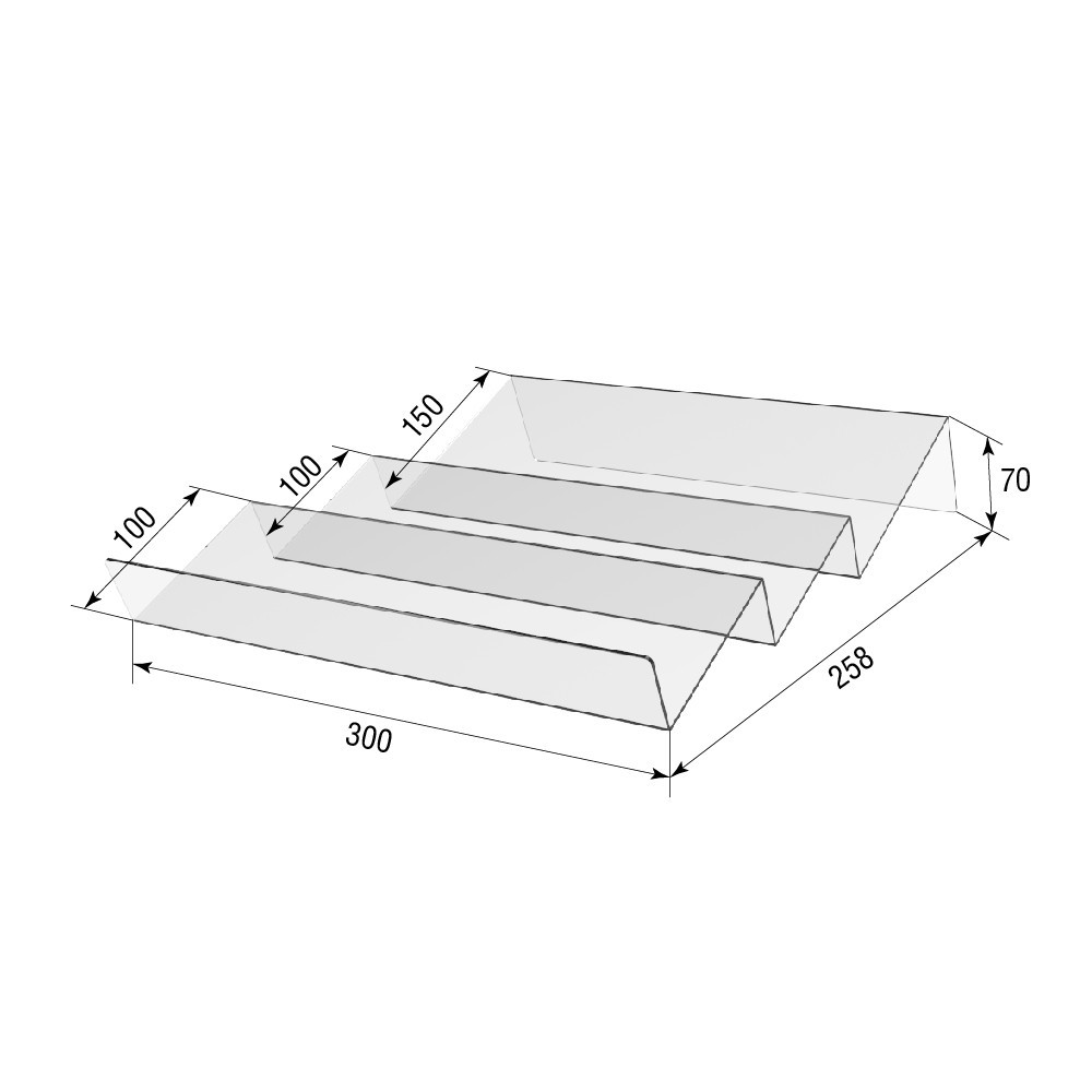 Підставка EKOSTAR для товару 300х258х70 Київ - фото 3