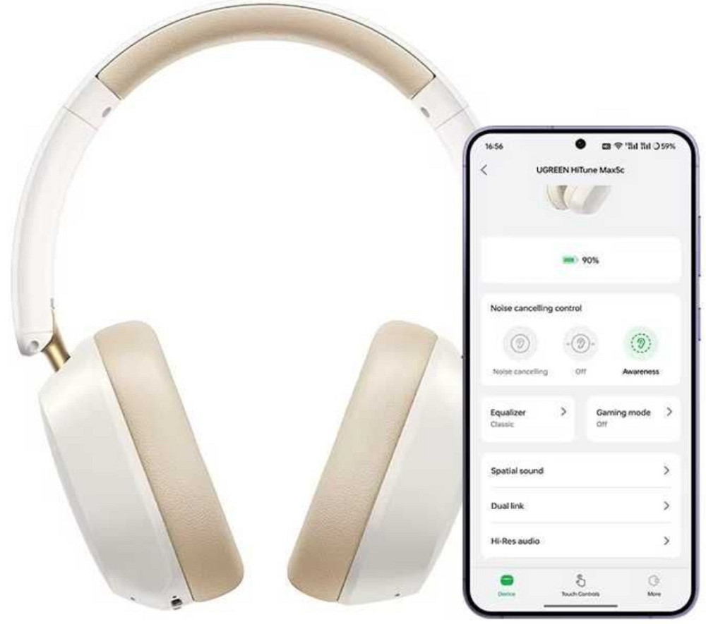 Навушники Ugreen HiTune Max5c Hi-Res Audio / ANC / Bluetooth Киев - изображение 2