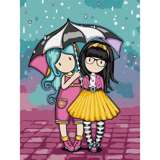 Картина за номерами "Look-Be Kind Santoro Gorjuss Collection" KHO8586, 30х40 см Вінниця