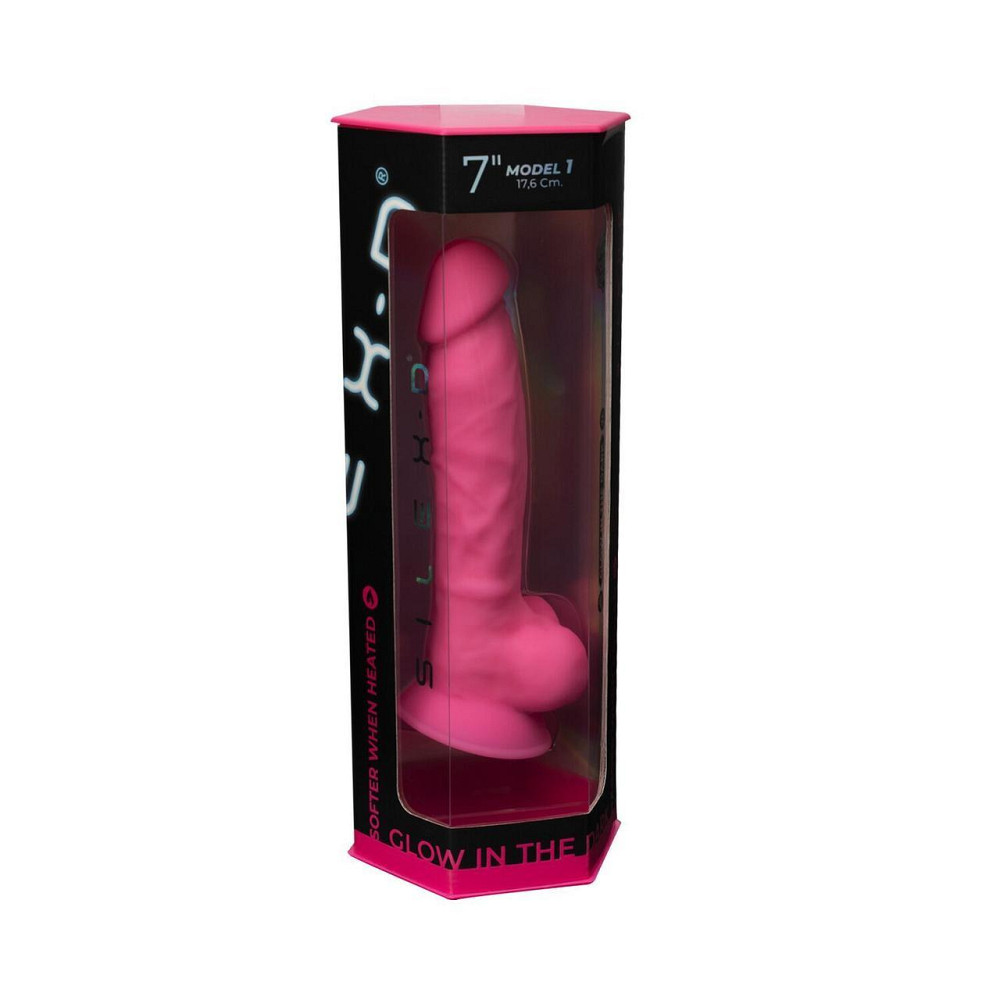 Фалоімітатор SilexD Johnny Pink Glow in the dark (м'яте паковання!!!) Sex Aura Київ - фото 8