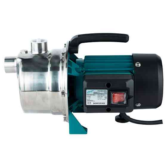 Насос центробежный самовсасывающий 0.6кВт Hmax 35м Qmax 50л/мин нерж LEO EKJ-602S (775311) Ровно