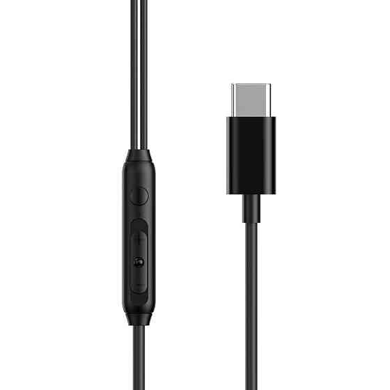 Навушники дротові WIWU EB314 Wired Earphone (Type-C) Black Одеса