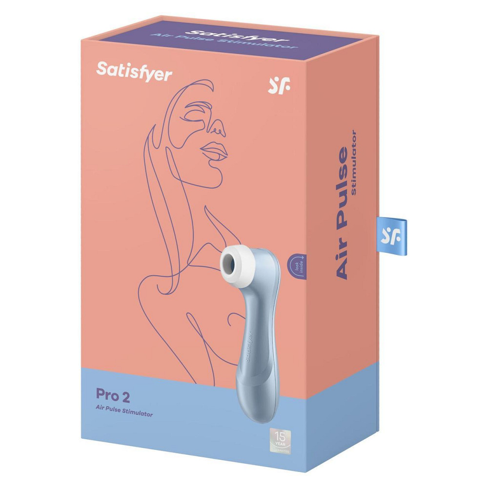 Вакуумний кліторальний стимулятор Satisfyer Pro 2 Blue Sex Aura Київ - фото 9