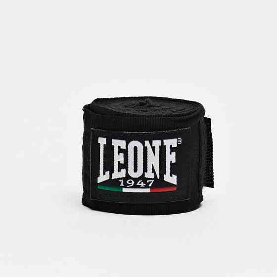 Спортивні бинти для боксу Leone Black 3.5 метра чорний Боксерський бинт Київ