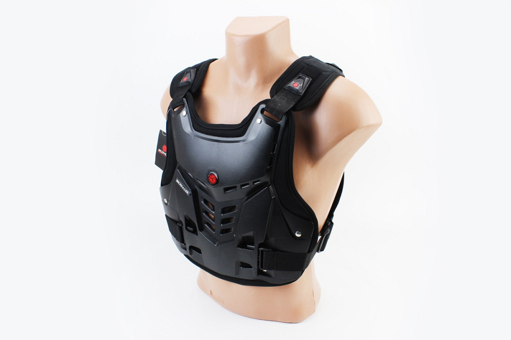 Жилет захисний "МОТОЧЕРЕПАХА" Чорний-M Київ - фото 1