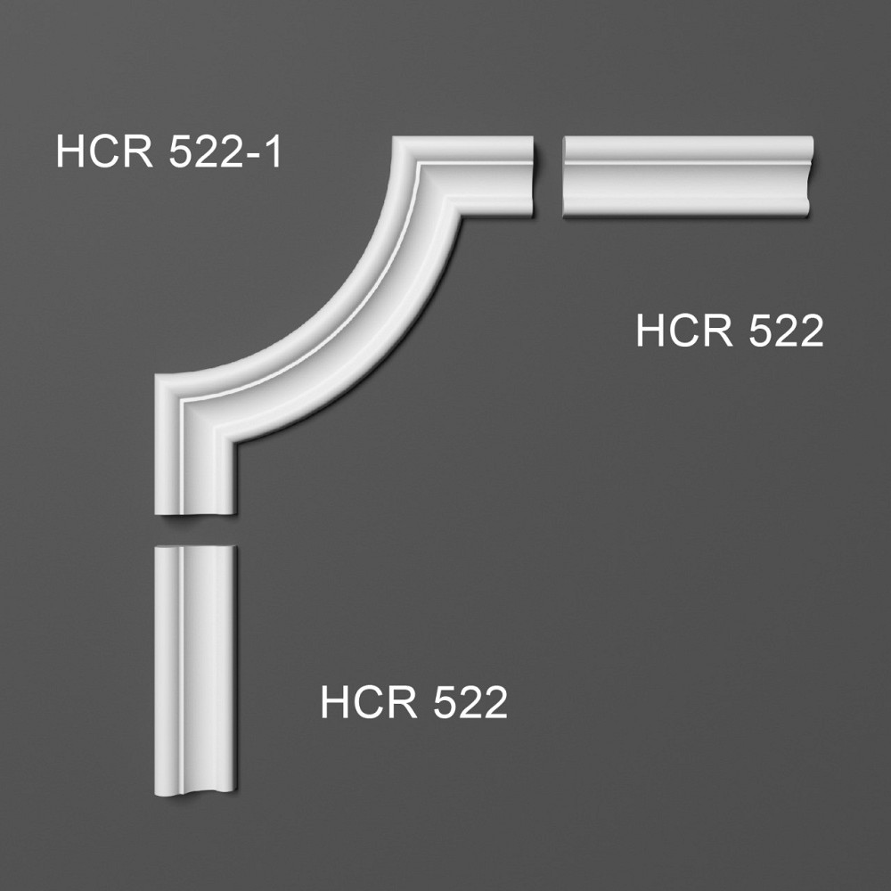 Угловой элемент полиуретановый Grand Decor HCR 522-1 Днепр - изображение 2