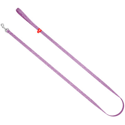 Поводок для кошек WAUDOG Re-cotton светоотражающий XS 200х1 см фиолетовый (16449) Винница - изображение 2