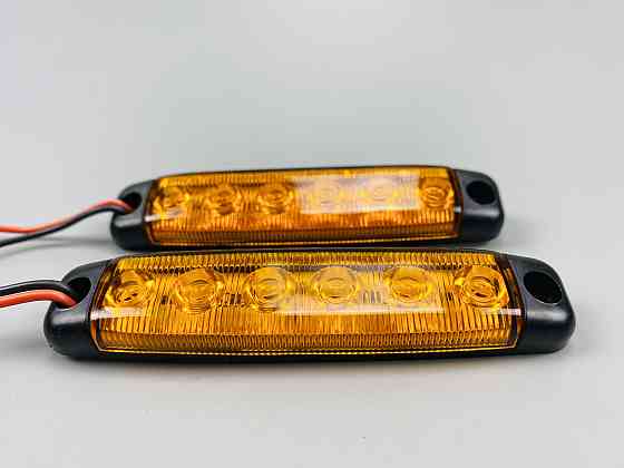 Бічні покажчики габаритних вогнів для вантажівки, габаритні вогні, стоп-сигнал, заднє світло 6 світлодіодів Мукачево