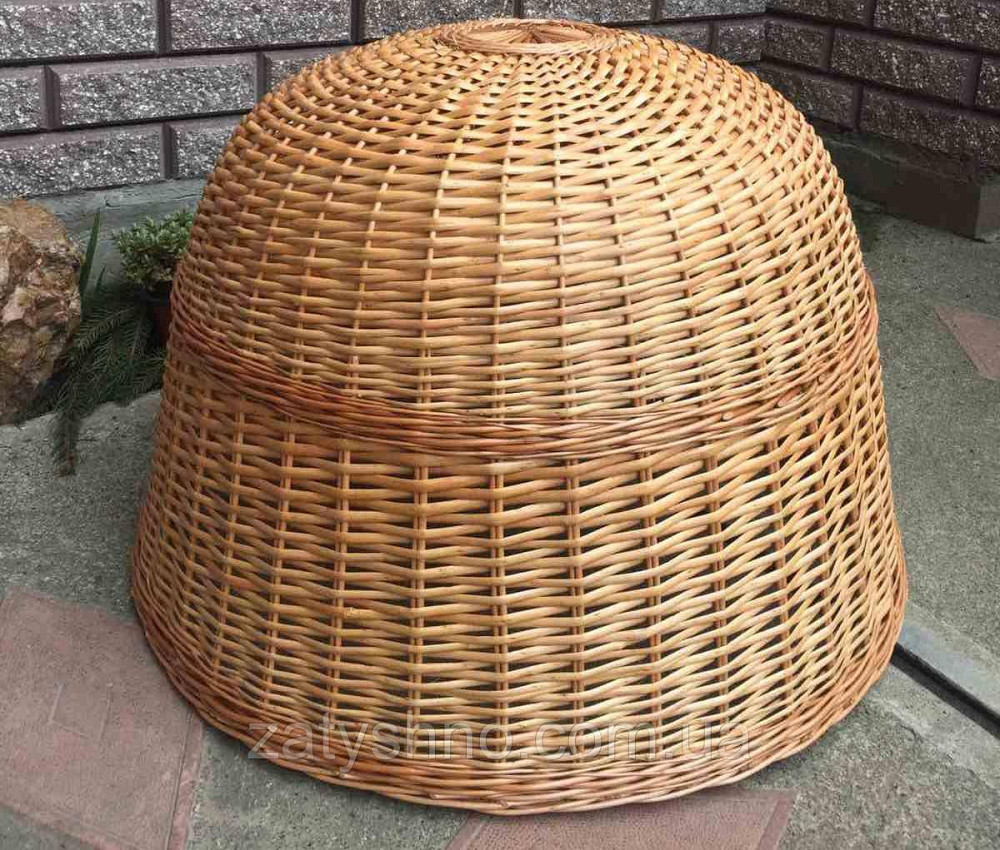 Габаритная люстра плетеная | люстра из лозы лакированая  /плетеной светильник для магазина Киев - изображение 1