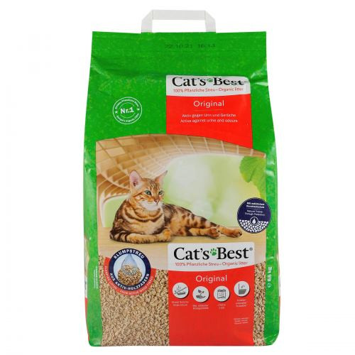 Наповнювач Cat’s Best для котячого туалету Original дерев'яний 20 л / 8,6 кг Київ - фото 3