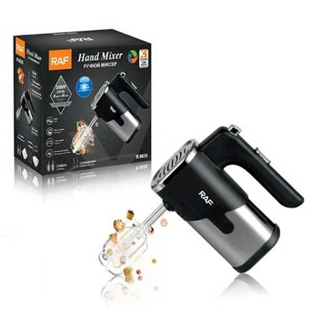 Ручной кухонный миксер для кондитера RAF R-6630 300 Вт, Миксер ручной 7 скоростей RT-66 Львов - изображение 5