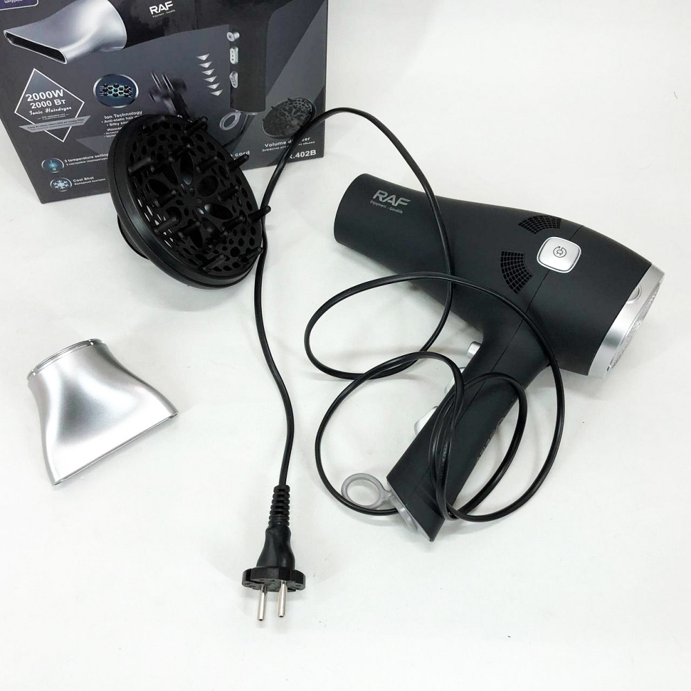 Фен для укладки волос салонный RAF, Хороший электрический фен, Фены для сушки волос TL-39 Львов - изображение 10