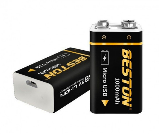 Акумулятор Beston USB крона 9v Li-ion 1000mAh Вінниця - фото 3