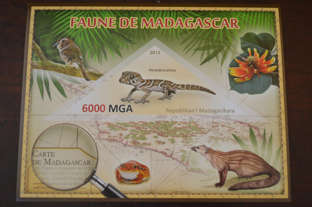 Мадагаскар. Фауна. Личности. Блок. 2014 р. (А-34) Полтава - фото 1