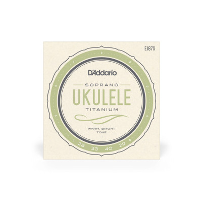 Струни для гітари D'Addario Titanium Ukulele Soprano (EJ87S) Вінниця - фото 1