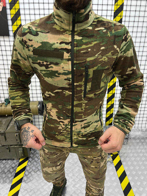 Флисовая кофта мужская мультикам флиска теплая зимняя 52 Одесса - изображение 1