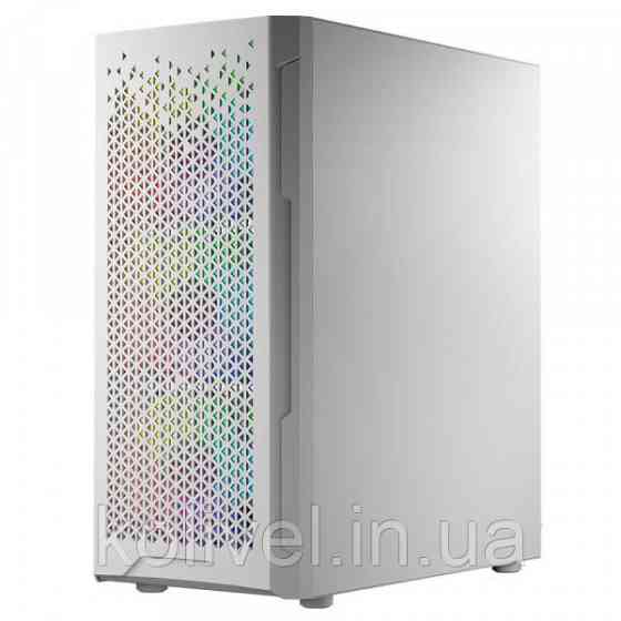 Корпус LogicConcept ARAMIS MESH+GLASS ARGB fans 4x120mm WHITE без БЖ ATX (AT-ARAMIS-20-0000000-0002) Киев