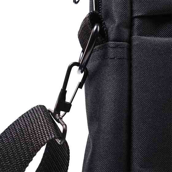 Практичная деловая сумка из качественного полиэстера Черный (FABRA) Киев