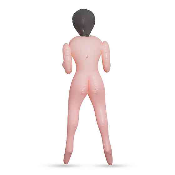 Секс-лялька з 3 отворами Crushious CRISTINA The Inflatable Nurse, бежева, 155 см Sex Aura Київ
