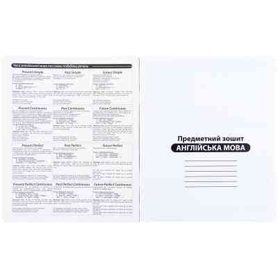 Зошит Kite предметний Cyber 48 аркуші, лінія, английська мова (K25-240-28) Вінниця