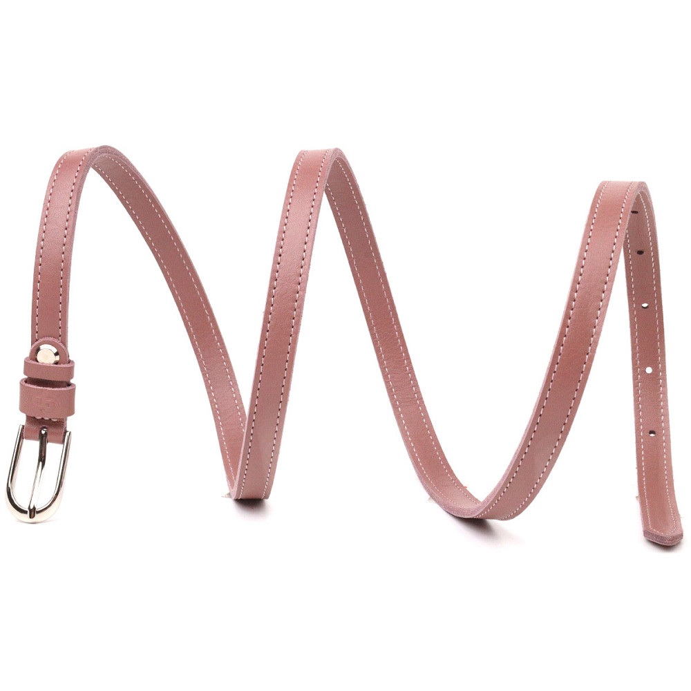 Изысканый женский ремень из натуральной кожи Grande Pelle 21441 Розовый Киев - изображение 5