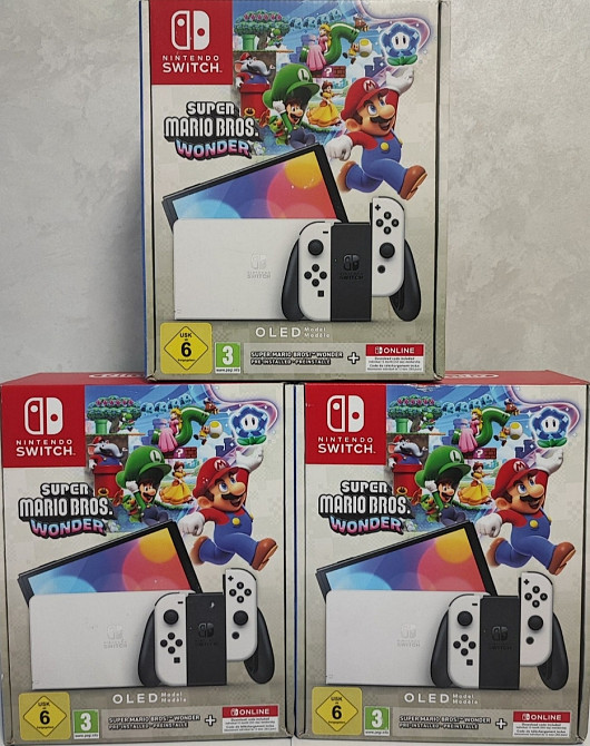 Приставка Nintendo Switch OLED model, White. Харьков - изображение 4