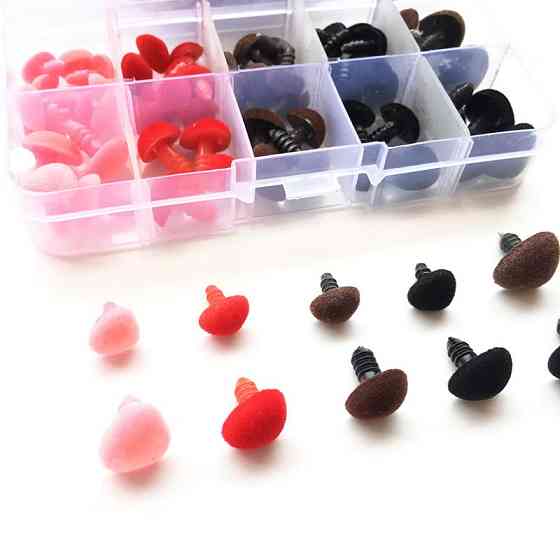 Набор флоковых носиков для игрушек, 70 шт, 4 цвета Киев