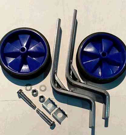 Колеса бічні опорні велосипеда (пластик) (12-20) (сині) Мукачево