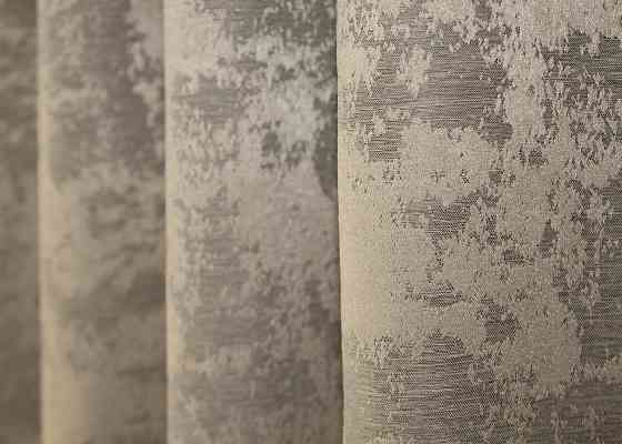 Комплект коротких штор VR-Textil Жаккард Sultan YL № 1208ш Бжево-серый 130х170 см 2 шт (35-0009) Киев