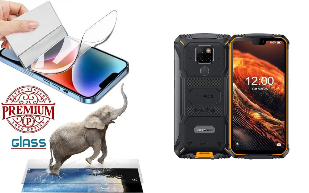 Полиуретановая пленка Doogee S68 Pro, Premium, толщина 0,2 мм Киев - изображение 1