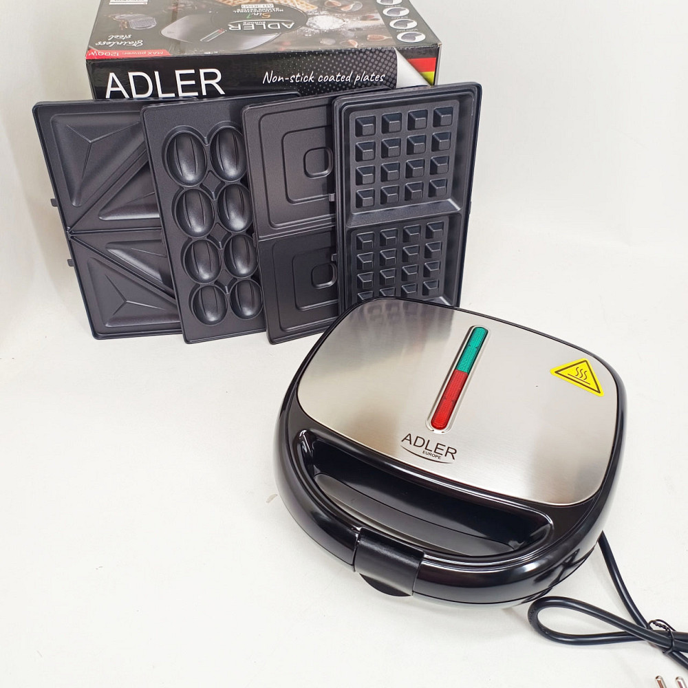 Кухонний гриль для дому, Універсальний гриль-сендвічниця, Горіхочка бутербродниця електрична JM-32 Львів - фото 3