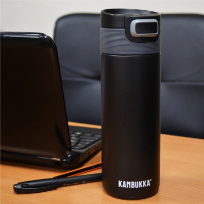 Термокружка Kambukka Etna 500 мл + кришка Reno Insulated чорний (11-01052) Вінниця - фото 3