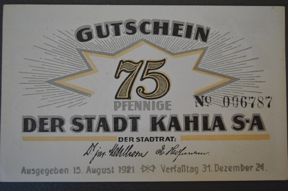 Германия. Нотгельд. 75 Pf ( 10 ) Полтава - изображение 1