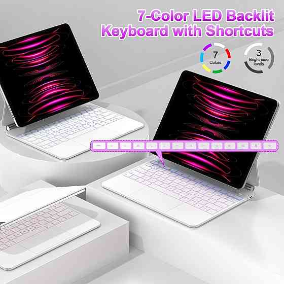 Магнитный чехол с клавиатурой и трекпадом LCD для iPad Air 13